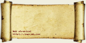 Aleksa Pejaković vizit kartica